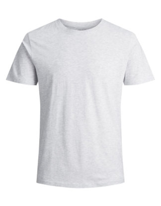 JACK & JONES Basic- T-shirt Herren Grau