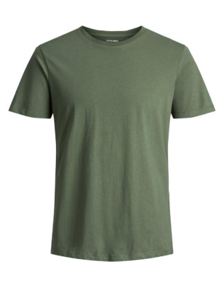 JACK & JONES Basic- T-shirt Herren Grün