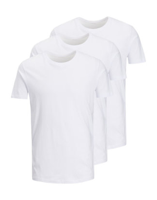 JACK & JONES Basic- T-shirt Herren White