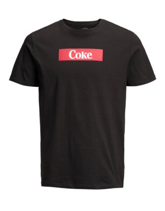 JACK & JONES Coca Cola Print T-shirt Herren Schwarz