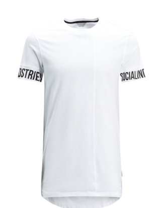 JACK & JONES Extra Langes T-shirt Herren White