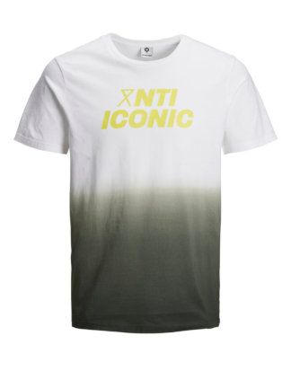 JACK & JONES Grafik T-shirt Herren White