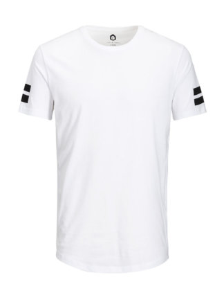 JACK & JONES Grafik- T-shirt Herren White