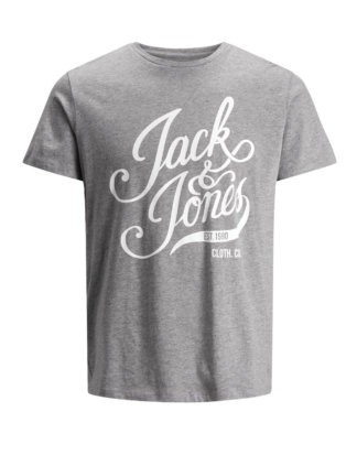 JACK & JONES Klassisches T-shirt Herren Grau