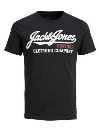JACK & JONES Klassisches T-shirt Herren Schwarz