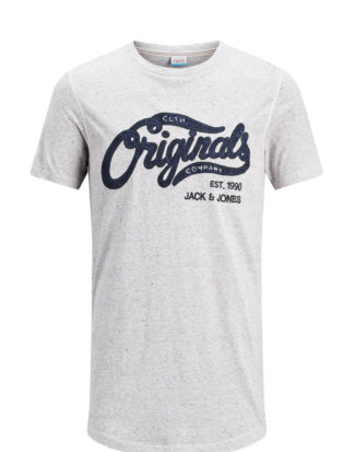 JACK & JONES Klassisches T-shirt Herren White