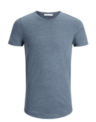 JACK & JONES Longline T-shirt Herren Blau