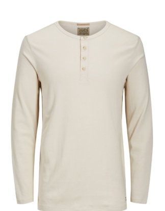 JACK & JONES Lässiges T-shirt Mit Langen Ärmeln Herren Beige