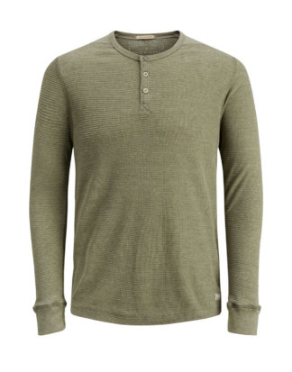 JACK & JONES Lässiges T-shirt Mit Langen Ärmeln Herren Grün