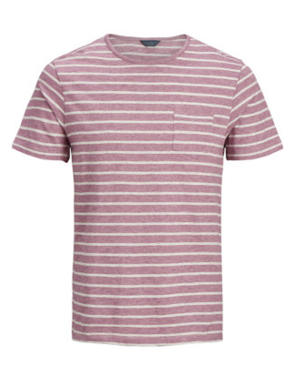 JACK & JONES Melange T-shirt Herren Violett