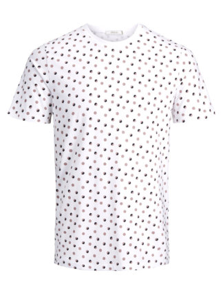 JACK & JONES Minimalprint T-shirt Herren White