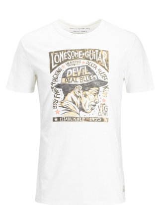 JACK & JONES Print- T-shirt Herren White