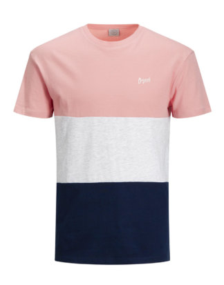 JACK & JONES Retro Plus Size T-shirt Herren Pink