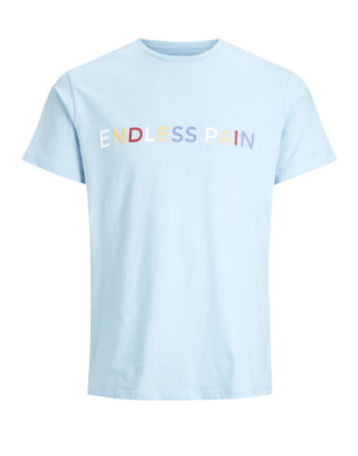 JACK & JONES Statement T-shirt Herren Blau