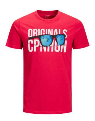 JACK & JONES Statement T-shirt Herren Rot