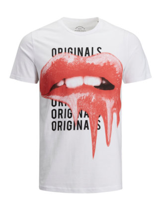 JACK & JONES Statement T-shirt Herren White