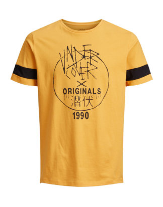 JACK & JONES Trendiges T-shirt Herren Orange