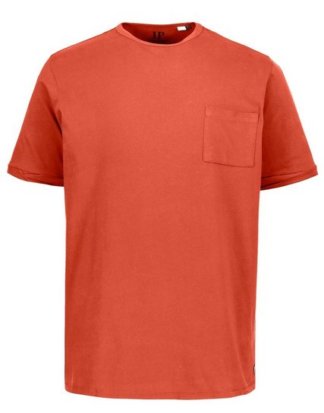 JP1880 T-Shirt bis 7XL, Basic-Shirt, T-Shirt mit Brusttasche, Oberteil, Rundhalsausschnitt, reine Baumwolle