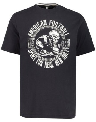 JP1880 T-Shirt bis 7XL, T-Shirt, XL American Football-Motiv, Rundhalsausschnitt, Halbarm