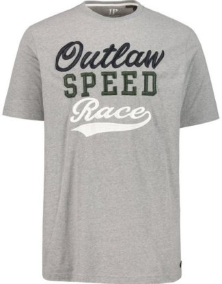 JP1880 T-Shirt bis 7XL, T-Shirt, XL-Stick: Outlaw Speed Race, Rundhalsausschnitt, Halbarm