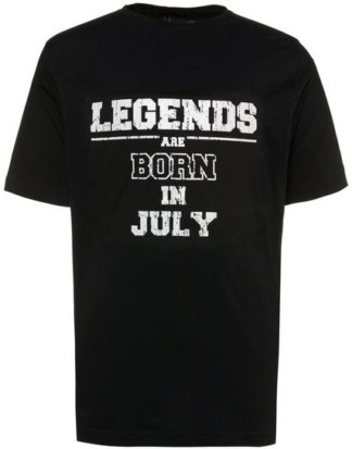 JP1880 T-Shirt bis 8XL, T-Shirt, Shirt mit Monatsmotiv Juli, Geburtstagsshirt, Rundhalsausschnitt, Baumwolle