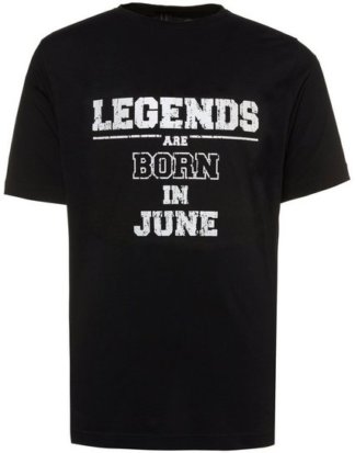 JP1880 T-Shirt bis 8XL, T-Shirt, Shirt mit Monatsmotiv Juni, Geburtstagsshirt, Rundhalsausschnitt, Baumwolle