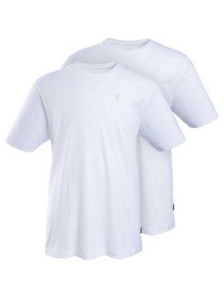 JP1880 T-Shirt bis 8XL, T-Shirt im Doppelpack, Basic-Shirt aus reiner Jerseyqualität, Rundhals, bequeme Passform