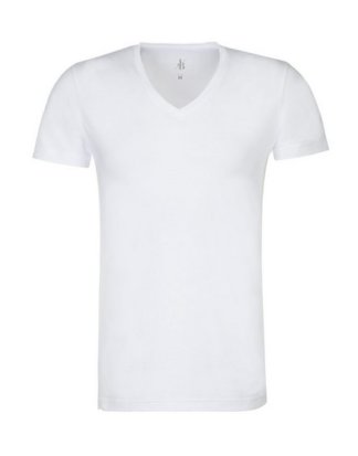 Jacques Britt T-Shirt "Slim Fit" Kurzarm V-Neck Uni