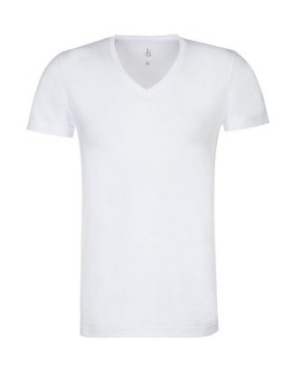 Jacques Britt T-Shirt "Slim Fit" Kurzarm V-Neck Uni