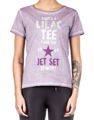 Jet Set Damen T-Shirt LACY flieder