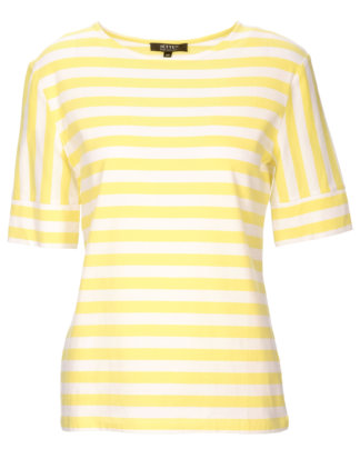 Jette Joop T-Shirt, Halbarm, Rundhals, Regular Fit gelb