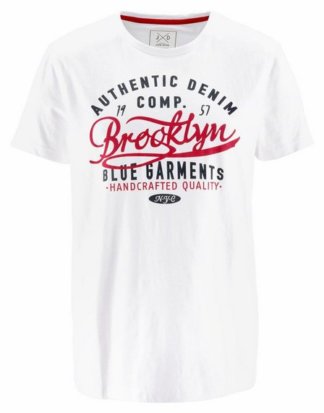 John Devin T-Shirt mit Zwei-Farben-Print