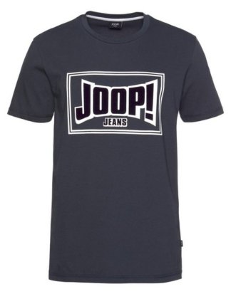 Joop Jeans T-Shirt "REGULAR FIT - Aidan" Logodruck mit samtiger Oberfläche