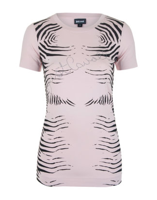 Just Cavalli Shirt zebra print rosa