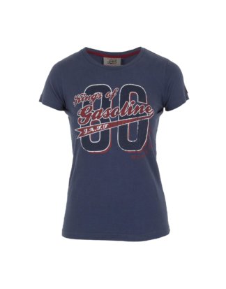 Just a fucking t-shirt Damen T-Shirt KINGS OF GASOLINE blau