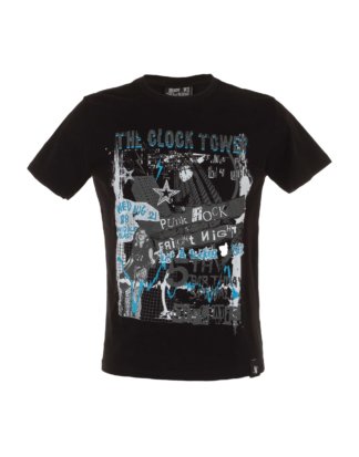 Just a fucking t-shirt Herren T-Shirt CLOCK TOWER schwarz