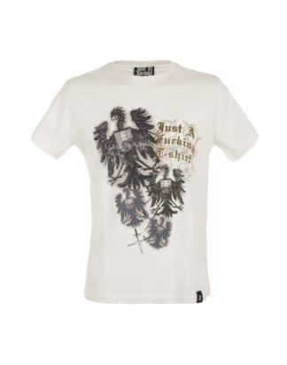 Just a fucking t-shirt Herren T-Shirt EAGLE weiss