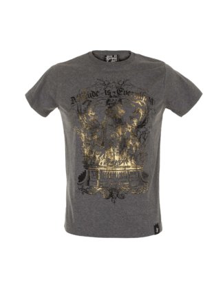 Just a fucking t-shirt Herren T-Shirt FUTURE HEROES grau