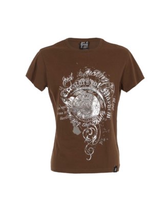 Just a fucking t-shirt Herren T-Shirt MAYHEM braun