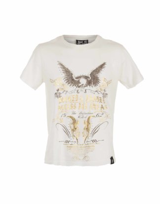 Just a fucking t-shirt Herren T-Shirt ROCK & LOADED weiss