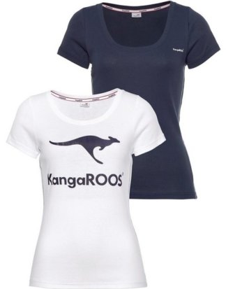 KangaROOS T-Shirt (Packung, 2er-Pack) mit unterschiedlichen Prints vorne