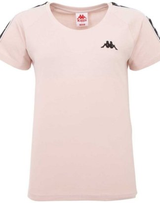 Kappa T-Shirt "AUTHENTIC FIMRA KIDS" mit Jacquard Logoband an den Ärmeln