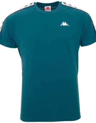 Kappa T-Shirt "AUTHENTIC FINLEY KIDS" mit Jacquard Logoband am Arm