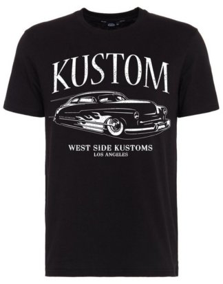 KingKerosin Print-Shirt "Kustom" mit Front Print "Kustom"