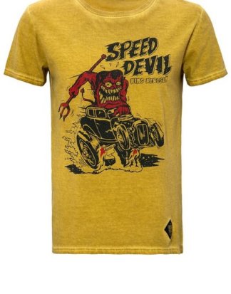 KingKerosin Print-Shirt "Speed Devil" mit Print