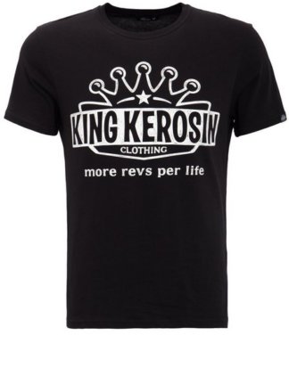 KingKerosin Print-Shirt mit Logoprint