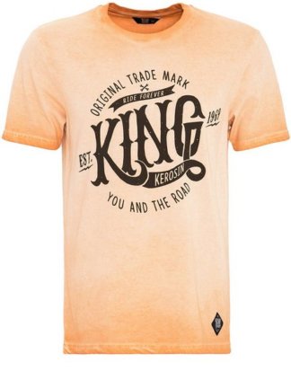 KingKerosin T-Shirt "Est.1969" in Oil-Washed Optik