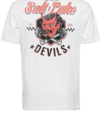 KingKerosin T-Shirt "Salt Lake Devils" mit coolem Backprint