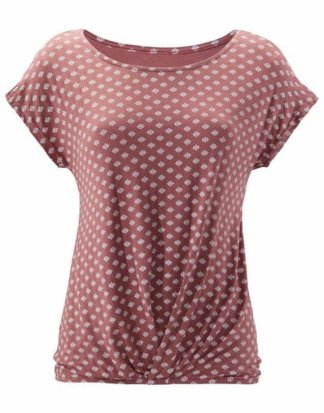 LASCANA T-Shirt mit Faltendetail am Saum