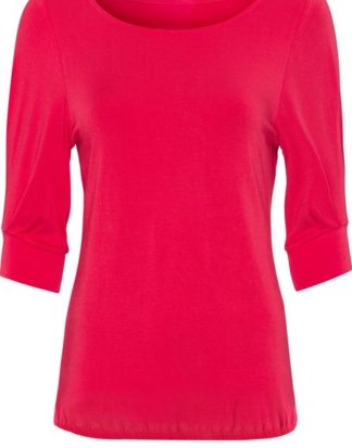 LASCANA T-Shirt mit breiten Ärmelbündchen